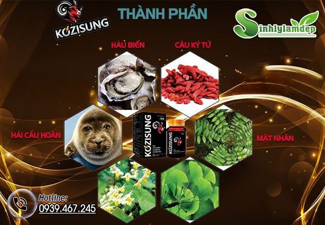 thành phần sản phẩm kozisung