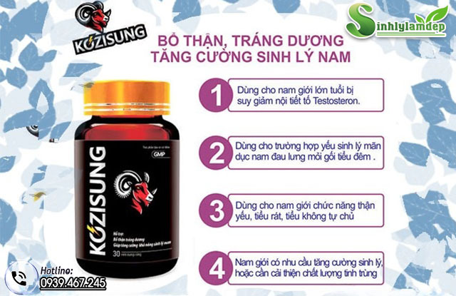 công dụng sản phẩm kozisung