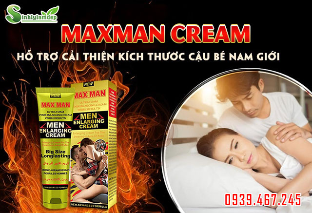 giới thiệu sản phẩm maxman cream