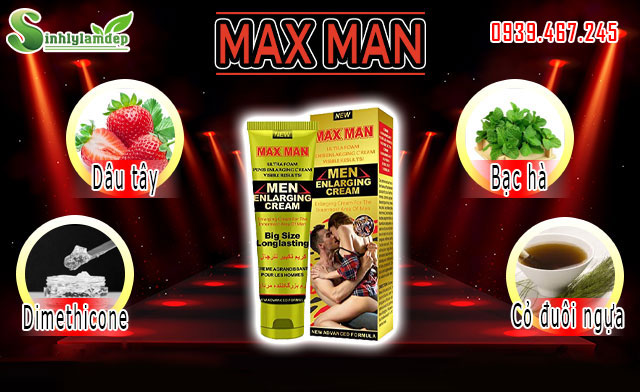 thành phần maxman cream