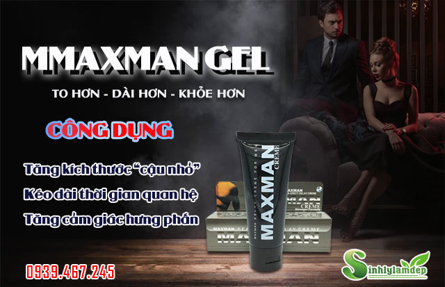 công dụng maxman gel