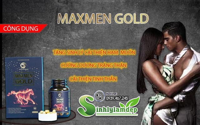 công dụng sản phẩm maxmen gold