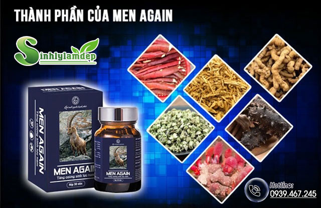 thành phần sản phẩm men again