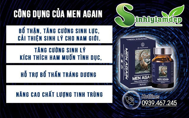 công dụng sản phẩm men again