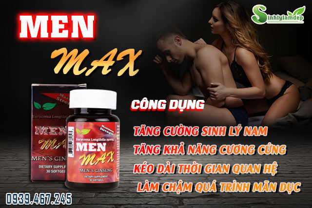 công dụng men max