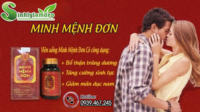 công dụng sản phẩm minh mệnh đơn