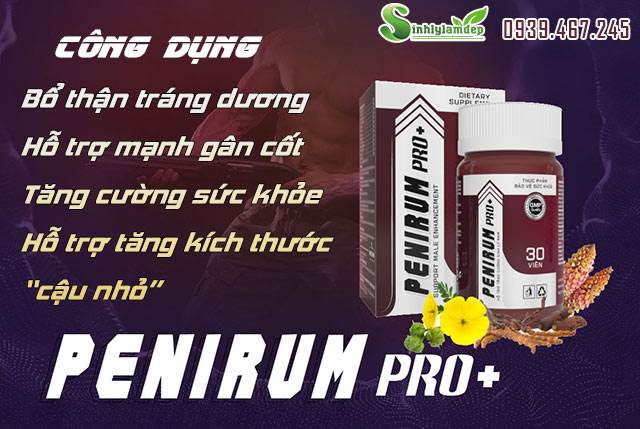 công dụng penirum pro plus