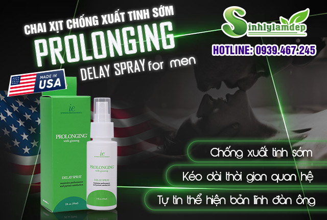 Công dụng Proloonging Delay Spray For Men đem lại