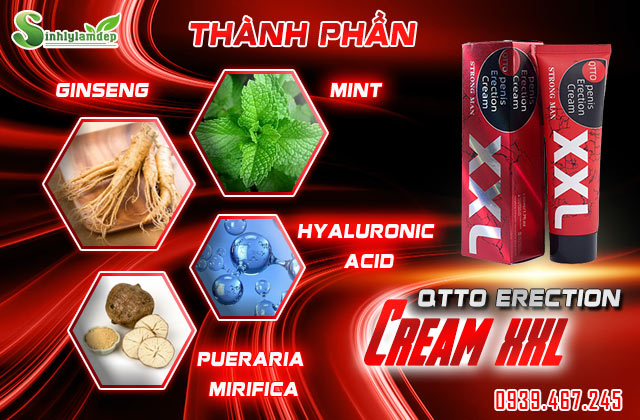thành phần qtto penis erection cream xxl
