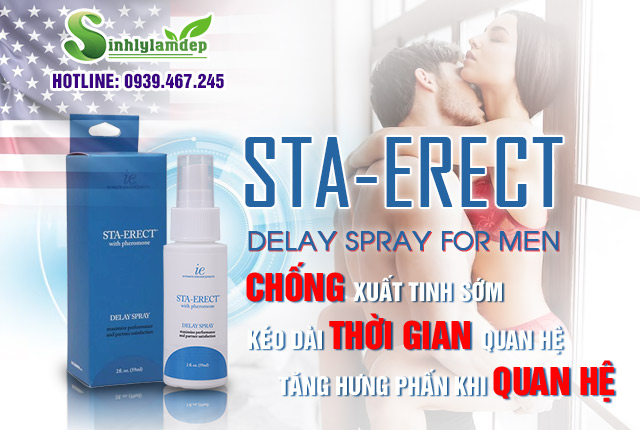 Công dụng Sta-Erect Delay Spray For Men