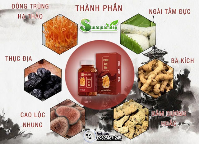 thành phần sản phẩm trường viên mãn