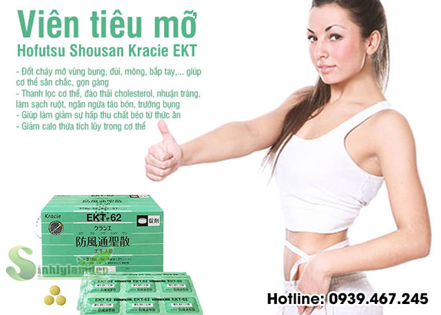 Đặc tính nổi bật của viên Uống Hofutsu Shousan Kracie Ekt Nhật Bản
