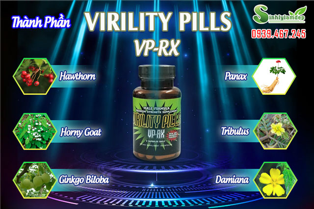 thành phần virility pills vp rx