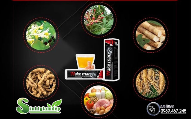 thành phần sản phẩm wake man