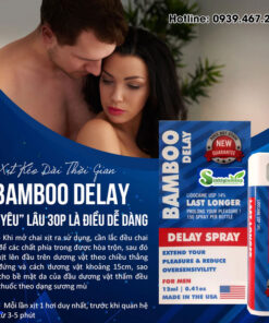 Xịt BamBoo Delay Spray giúp nam giới lấy lại phong độ, bản lĩnh trong mỗi cuộc yêu