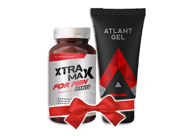 sản phẩm combo xtramax for men và atlant gel
