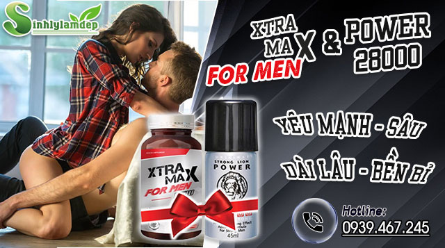 giới thiệu combo xtramax for men và power 28000