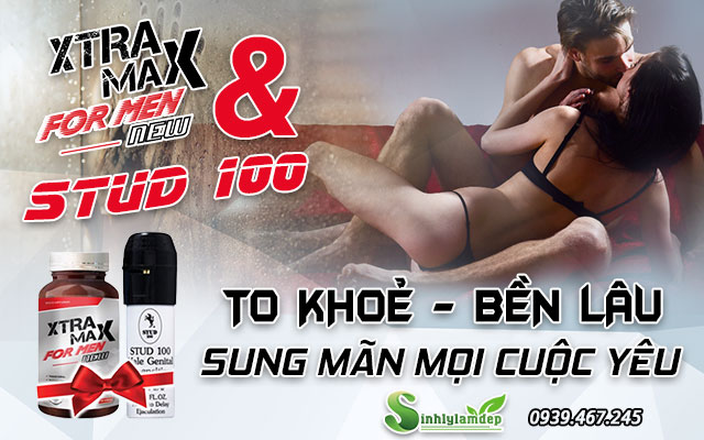 giới thiệu combo xtramax for men và stud 100