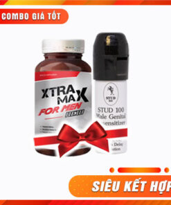 combo xtramax for men và stud 100