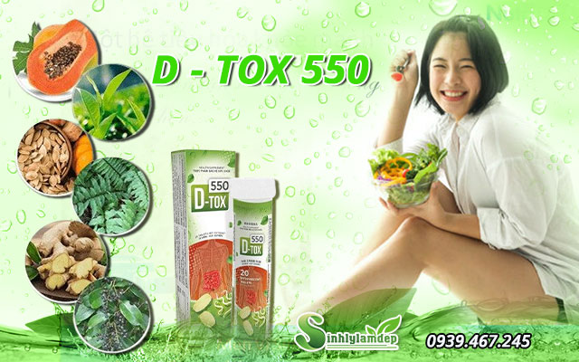 thành phần sản phẩm d tox 550
