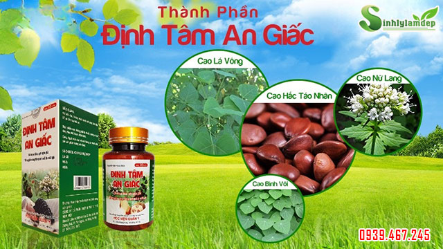 thành phần định tâm an giấc