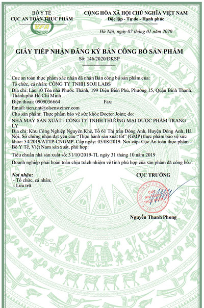 giới thiệu sản phẩm doctor joint