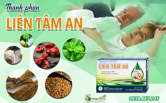 thành phần sản phẩm liên tâm an