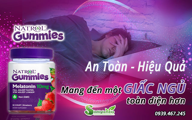 giới thiệu sản phẩm natrol gummies