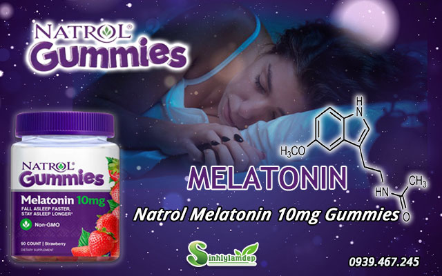 thành phần sản phẩm natrol gummies