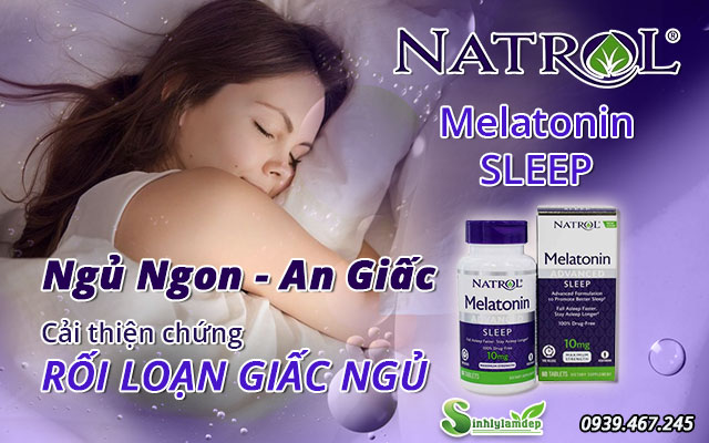 giới thiệu sản phẩm natrol melatonin sleep