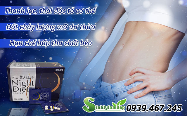 công dụng night diet orihiro