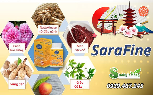 thành phần sản phẩm sarafine