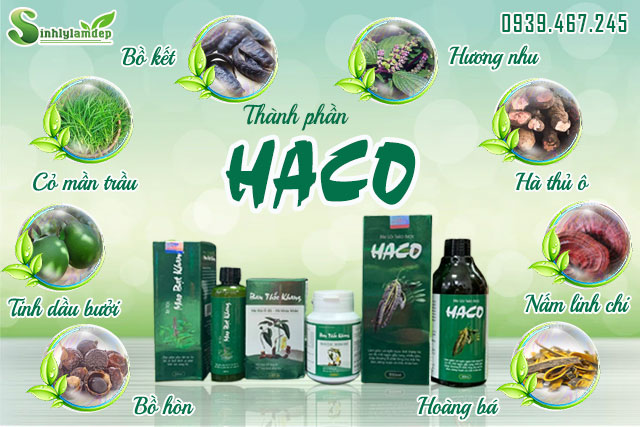 thành phần tóc haco