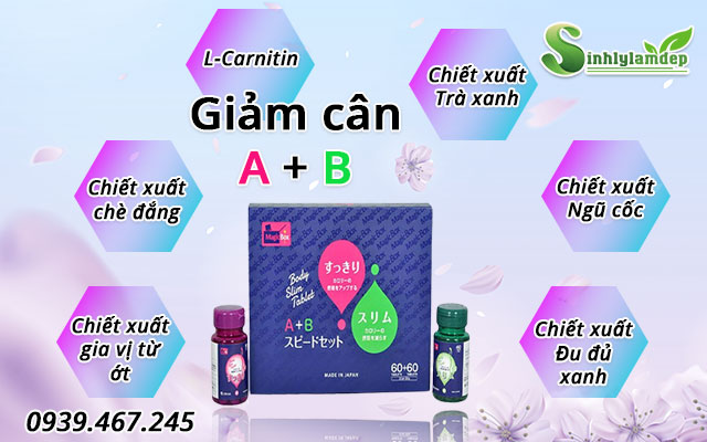 thành phần sản phẩm giảm cân a b