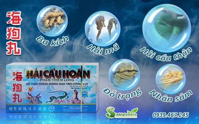 thành phần sản phẩm hải cẩu hoàn