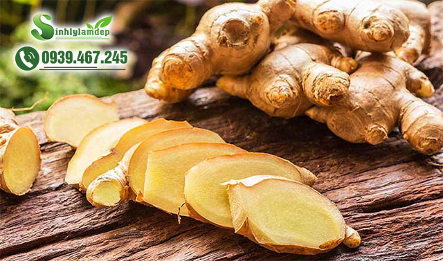 chữa xuất tính sớm bằng gừng tươi