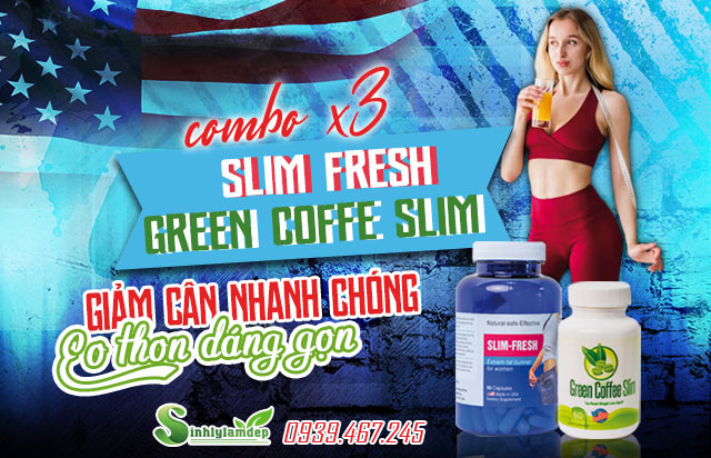 giới thiệu combo slimfresh green coffe slim