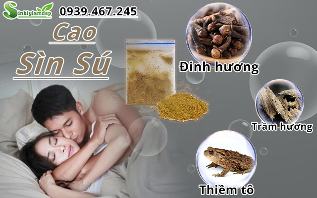 thành phần cao sìn sú