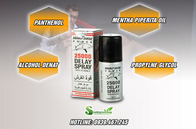 25000 Delay Spray – Xịt chống xuất tinh sớm tăng thời gian quan hệ