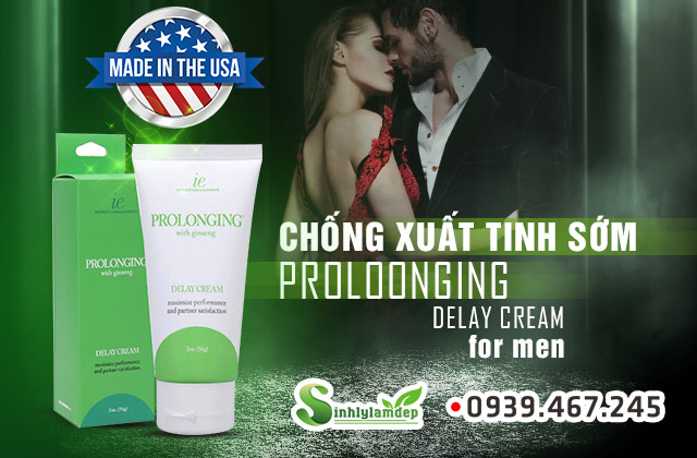 Gel bôi Proloonging Delay Cream kéo dài thời gian, chống xuất sớm