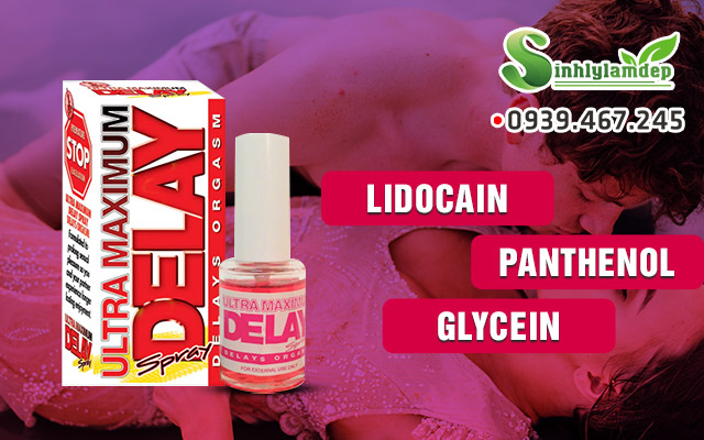 Ultra Maximum Delay Spray xịt chống xuất tinh sớm hiệu quả cho nam