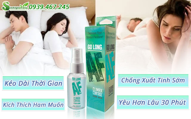 công dụng go long af prolong spray