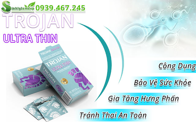 công dụng trojan ultra condoms - 12 pack