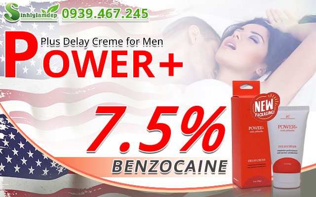 thành phần power plus delay creme for men