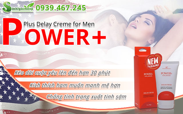 công dụng power plus delay creme for men