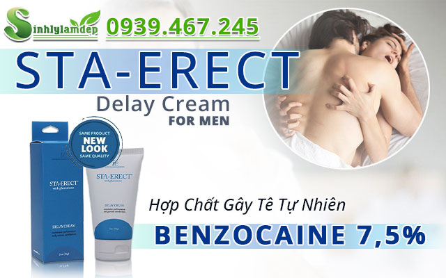 thành phần sta-erect delay cream for men