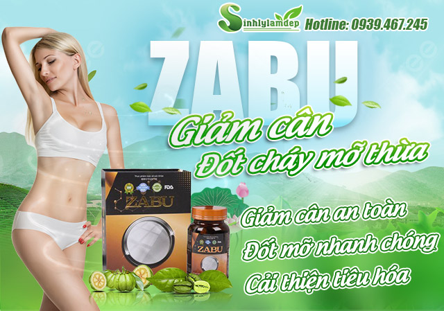 công dụng viên giảm cân zabu