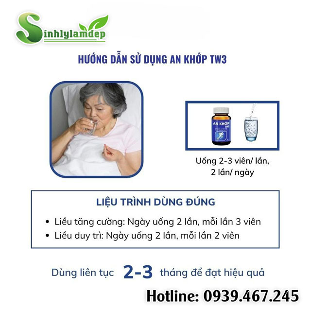 Mua Viên Uống An Khớp TW3 Chính Hãng Ở Đâu? Đặt Hàng Tại Shop SinhLyLamDep