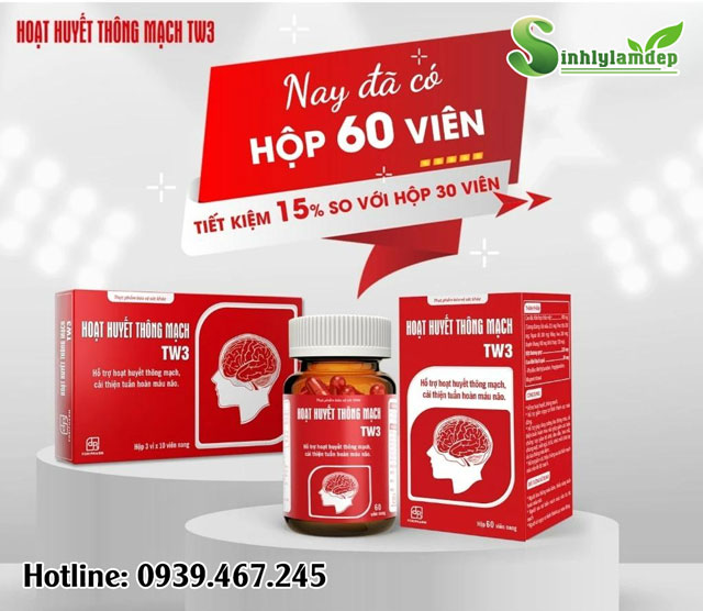 Hoạt Huyết Thông Mạch TW3: Hỗ trợ hiệu quả cho các vấn đề về tuần hoàn máu