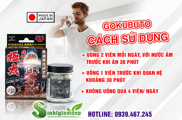 Cách sử dụng sản phẩm Gokubuto